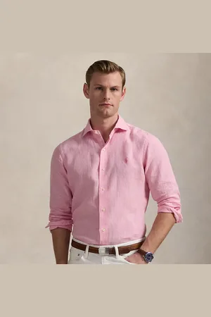 Ralph Lauren Camicia in lino Custom-Fit