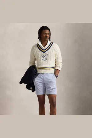 Ralph Lauren Short in seersucker stretch Straight-Fit