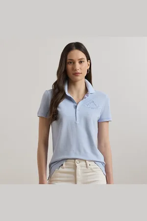 Ralph Lauren Polo in piqué con logo floreale