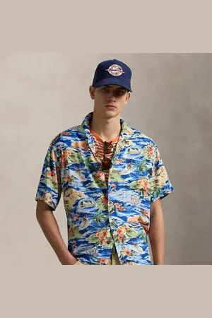 Ralph Lauren Camicia sahariana stampata Classic-Fit