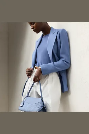Ralph Lauren La borsa a spalla Ralph Lauren piccola in rafia
