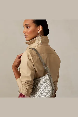 Ralph Lauren Tracolla Welington vitello intrecciato