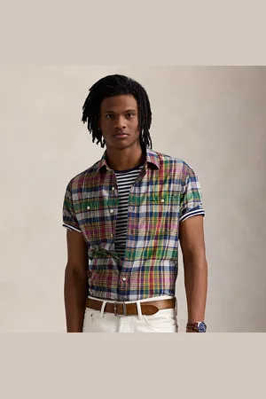Ralph Lauren Camicia Oxford in madras Classic-Fit