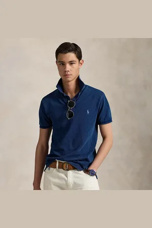 Ralph Lauren Polo in piqué indaco Slim-Fit