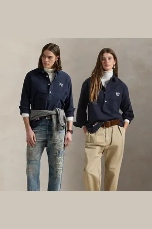 Ralph Lauren Camicia Oxford Yankees Lauren