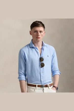 Ralph Lauren Camicia in lino Custom-Fit
