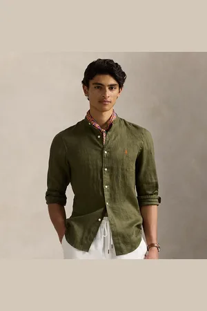 Ralph Lauren Camicia in lino Slim-Fit