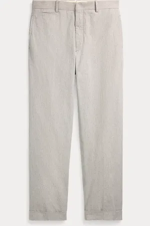Ralph Lauren Pantaloni in cotone a righe Slim-Fit