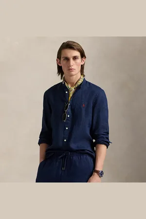 Ralph Lauren Camicia in lino Slim-Fit