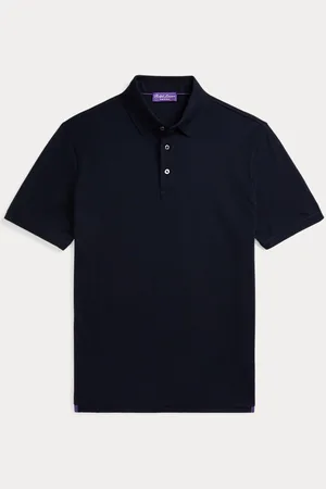 Ralph Lauren Polo in piqué di seta e cotone