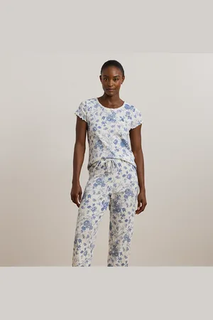 Ralph Lauren Pigiama in maglia a righe taglio corto