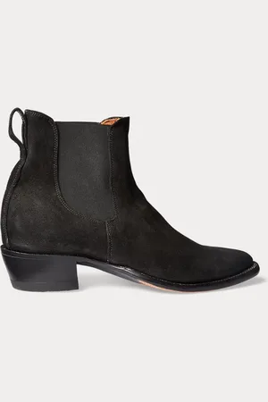 Ralph Lauren Stivali Chelsea Plainview camoscio
