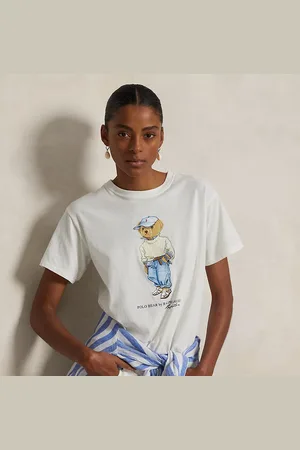 Ralph Lauren Maglietta Polo Bear in jersey di cotone