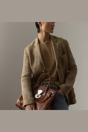 Ralph Lauren Borsa Ricky 33 in alligatore