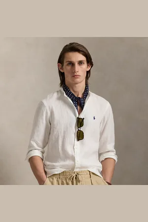 Ralph Lauren Camicia in lino Slim-Fit
