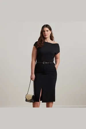 Ralph Lauren Taglie Plus - Gonna a tubino in cady stretch