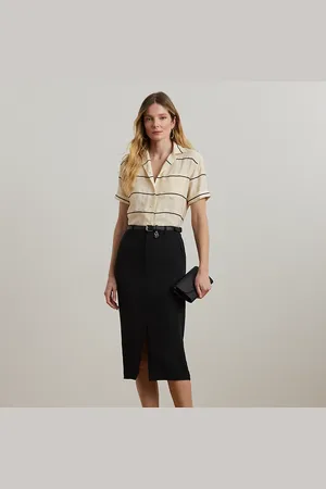 Ralph Lauren Petite - Gonna a tubino in cady stretch