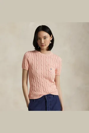 Ralph Lauren Maglia a maniche corte lavorata a trecce