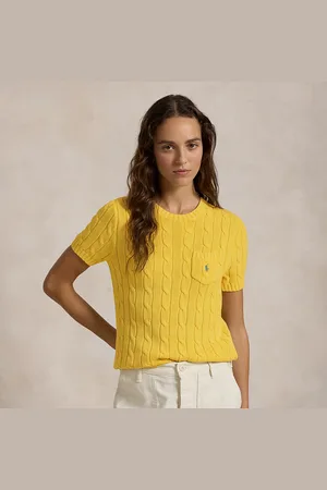 Ralph Lauren Maglia a maniche corte lavorata a trecce