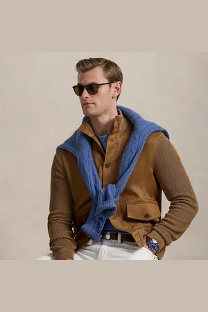 Ralph Lauren Cardigan ibrido in lino
