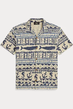 Ralph Lauren Camicia sahariana in jersey con stampa