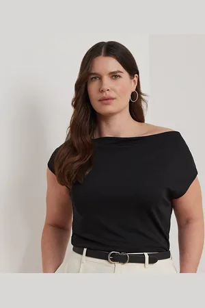 Ralph Lauren Taglie Plus - Maglia a spalle scoperte in jersey