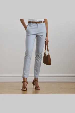 Ralph Lauren Pantaloni in cotone stretch double-face