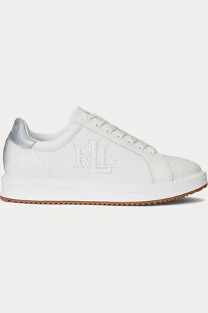 Ralph Lauren Sneaker Ainsley in pelle metallizzata