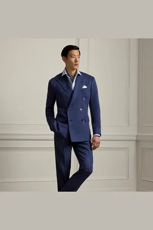 Ralph Lauren Pantaloni Gregory in seta fatti a mano