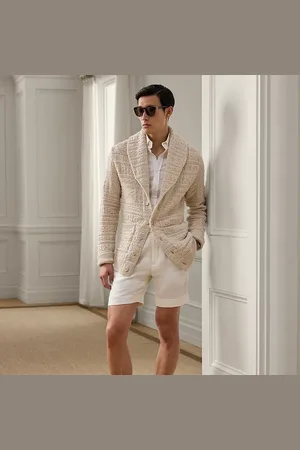 Ralph Lauren Short in dobby confezionati a mano