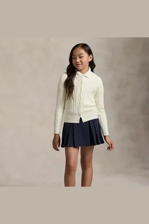 Ralph Lauren Skort in tessuto ponte a pieghe
