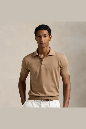 Ralph Lauren Maglia in cotone con colletto polo