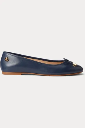 Ralph Lauren Ballerine Jayna in cuoio nappa
