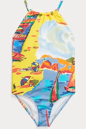 Ralph Lauren Costume intero con stampa Riviera