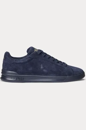 Ralph Lauren Sneaker Heritage Court II in camoscio