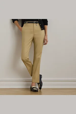 Ralph Lauren Pantaloni in cotone stretch double-face