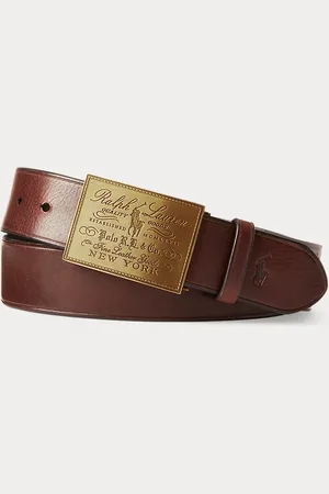 Ralph Lauren Cintura con fibbia a placca Heritage