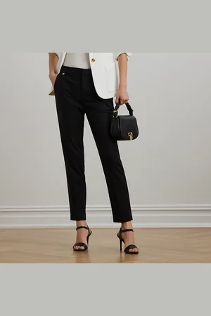 Ralph Lauren Pantaloni in cotone stretch double-face