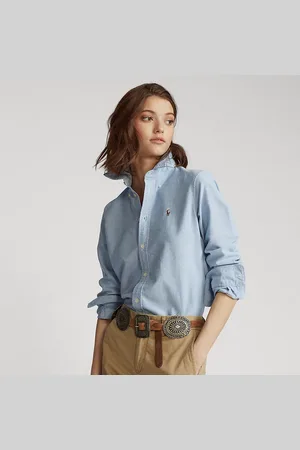Ralph Lauren Camicia Oxford in cotone lavato Slim-Fit