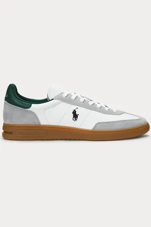 Ralph Lauren Sneaker Bedford in pelle e camoscio