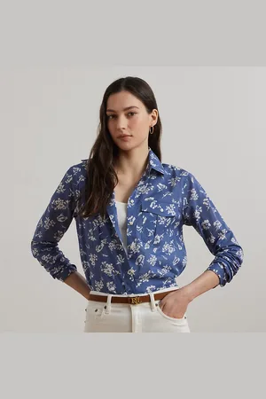 Ralph Lauren Camicia in cotone a fiori Classic-Fit