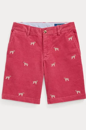 Ralph Lauren Short in velluto stretch con cani