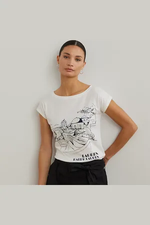 Ralph Lauren Maglietta in misto cotone con grafica