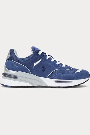 Ralph Lauren Sneaker Trackster 250 in camoscio e rete