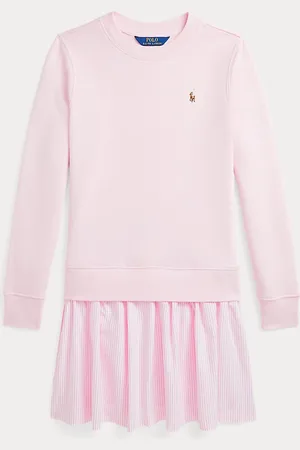 Ralph Lauren Abito in spugna con gonna a righe