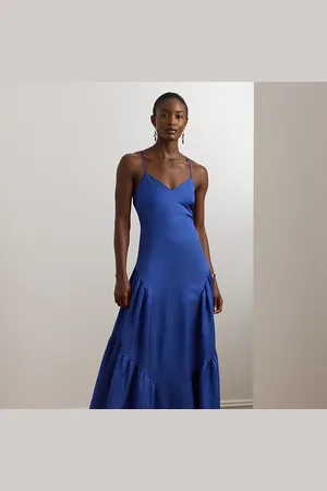 Ralph Lauren Abito in shantung senza maniche
