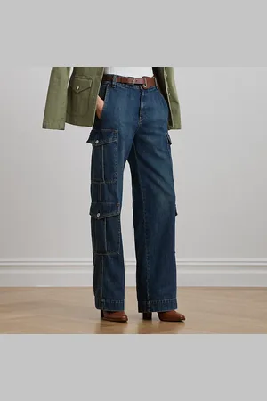 Ralph Lauren Jeans cargo a vita alta e gamba larga