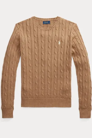 Ralph Lauren Maglia a girocollo in cotone a trecce