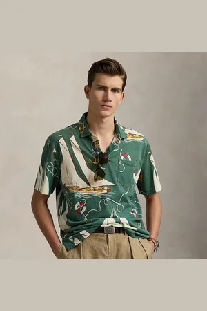 Ralph Lauren Polo con barche a vela Classic-Fit