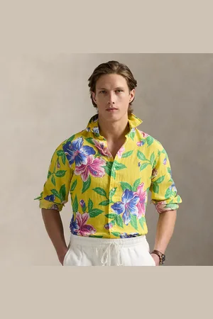 Ralph Lauren Camicia in lino Classic-Fit
